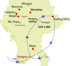 Myanmar Off the Beaten Track 10 days